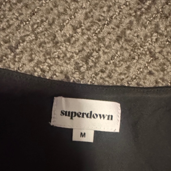 Superdown Elegant Black Wrap Skirt - Picture 2 of 4